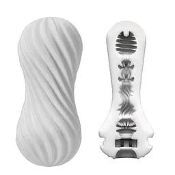 Мастурбатор Tenga Flex Silky White білий - мініатюра 7