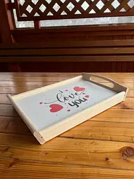 Столик кавовий з ніжками,кавовий стіл Love You - мініатюра 8