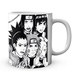 Кружка GeekLand Наруто Naruto Персонажі Спина Чорно-білий NA.02.310 - мініатюра 3