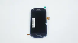 Дисплей для смартфона Samsung Galaxy S3 Mini Neo GT-I8200, blue (у зборі з тачскріном)(з рамкою) - мініатюра 2