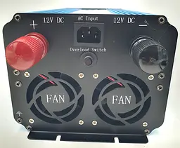 Автоінвертор 12 V-220 V 3000 W перетворювач напруги з чистою синусоїдою та функцією заряджання акумулятора UPS 15 A 12 V-220 V WimpeX WX-3100 - мініатюра 3
