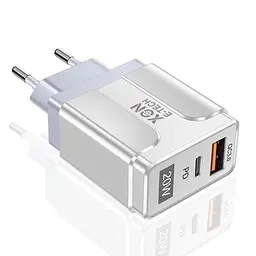 Зарядний пристрій XON PowerCharge 20W (PD20) USB Type-C (PCWA020020A1С1W 6143) Білий