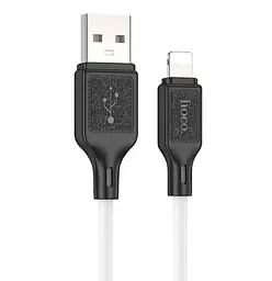 Кабель Hoco X90 Cool silicone charging data cable for Lightning White