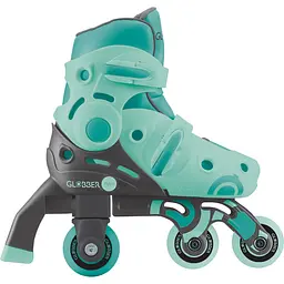 Роликові ковзани Globber Learning Skates 2 в 1 р.26-29 м'ятно-зелені (780-206) - мініатюра 9