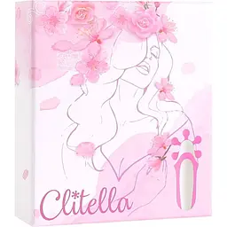 Стимулятор з імітацією оральних ласк FeelzToys Clitella Oral Clitoral Stimulator Pink