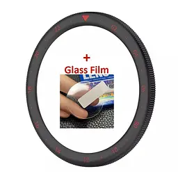 Безель металевий Sikai для смартгодинника Xiaomi Watch S3/S4 Black-red + захисне скло - мініатюра 3