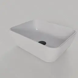 Умивальник VBI Palermo S white накладний VBI-012301, Білий - мініатюра 3