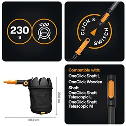 Плодознімач Fiskars OneClick Fruit Picker (1080692) - мініатюра 2