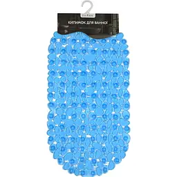 Килимок для ванної Eco Fabric Камінці 66х34 см прозоро-синій (6634-002) - мініатюра 3