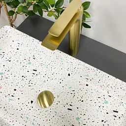 Умивальник VBI Triest mosaic glossy накладний VBI-012709, Цветной - мініатюра 5