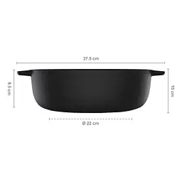Каструля Fiskars Norden Grill з кришкою чавунна 6 л (1066430) - мініатюра 7