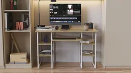 Комп'ютерний стіл Ferrum-decor Тім 75x140x70 білий ДСП Дуб Сонома 16мм (FRD-101382) - мініатюра 4