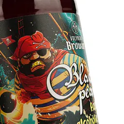 Пиво безалкогольне Volynski Browar Black Pearl темне 0.5% 0.35 л - мініатюра 4