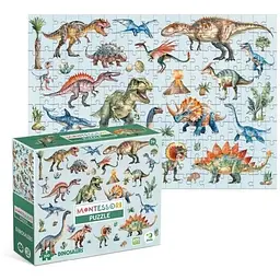 Монтессорі пазл Динозаври DoDo 300631 Різнокольоровий shop (4823115912558)