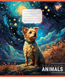 Набір зошитів Yes Dreamer animals А5 в клітинку 60 аркушів 10 шт. (767139) - мініатюра 4