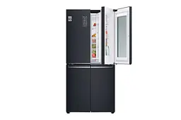 Холодильник Multy Doors LG GC-Q22FTBKL 179х73х84см 4 двері холодильне відділення 315 л морозильне відділення 143 л A+,NF Чорний матовий (GC-Q22FTBKL) - мініатюра 2