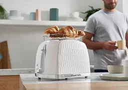 Тостер Russell Hobbs 26060-56 Honeycomb Білий (6651552) - мініатюра 4