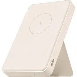 Бездротовий магнітний зовнішній акумулятор Xiaomi 6000mAh 15W Magnetic Power Bank (BHR9074GL) Beige
