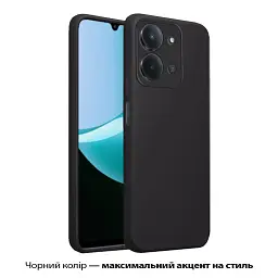 Чохол до мобільного телефона BeCover Silicone Xiaomi Redmi 15С 4G/5G Black (713784) - мініатюра 3