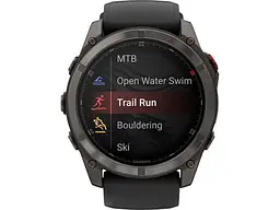 Смарт-годинник Garmin Fenix 8 Pro 51 mm AMOLED Carbon Gray DLC Titanium with Black/Pebble Gray (010-03199-00/01) - мініатюра 4