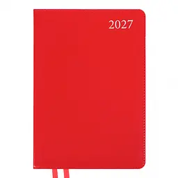 Щоденник діловий Leo Planner 2027 Aldento інтегральний А5 368 сторінок червоний (252731)