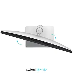 Монітор TFT 31.5" BenQ MA320U, IPS, 4K, 2хHDMI, USB-C, HAS, Pivot, кол., сріблясто-сірий (9H.LMXLB.QBE) - мініатюра 4