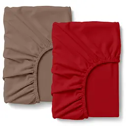 Набір простирадло на резинц фланель 80х160 COCOA RED COSAS (4822052485149)