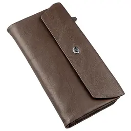 Практичний жіночий гаманець-клатч ST Leather 18841 коричневий - мініатюра 5