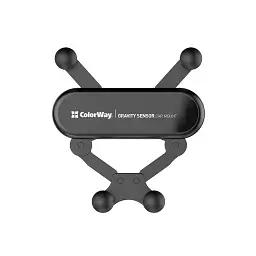 Універсальний автотримач ColorWay Gravity Sensor Holder Black (CW-CHG11-BK) - мініатюра 7