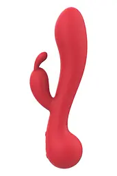 Вібратор-кролик Dreamtoys Amour Camille 22 см червоний - мініатюра 2