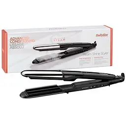 Випрямляч BaByliss Steam Mist чорно-сріблястий (ST496E) - мініатюра 4