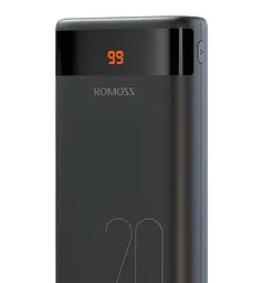 Зовнішній акумулятор Romoss 20000 mAh Ares 20PF (PAS20-272-2133H) - мініатюра 2