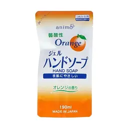 Рідке мило Rocket Soap Weak Acid Gel Hand Soap pH-збалансоване Апельсин змінний блок 190 мл (4571113800499)