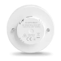 Лампочка Videx LED GX53 8W 3000K 220V (VL-GX53-08533) - мініатюра 2