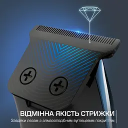 Тример Rowenta Barber Experience чорно-синій (TN1851E0) - мініатюра 7