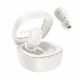 Бездротові навушники Baseus Bowie WM02 True Wireless Earphones кремово-білий (37403 creamy white) - мініатюра 2