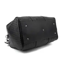Дорожня шкіряна сумка TIDING BAG A25F-8957-9A чорна - мініатюра 4