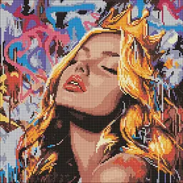 Алмазна мозаїка Сучасна Спляча красуня AMO8316 40х40 см