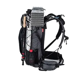 Рюкзак туристичний Naturehike Rock NH19BP095, 60+5 л, графіт в клітинку - мініатюра 2