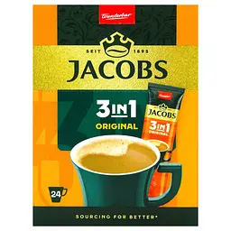 Кавовий напій 3 в 1 Jacobs Monarch Original 12.5 г x 24 шт.