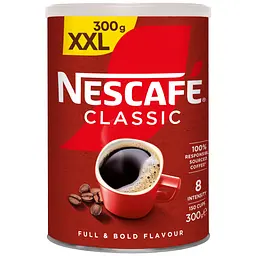 Кава Nescafe Classic розчинна 100% гранульована 300 г з/б