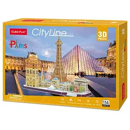Пазл Cubic Fun City line Paris (MC254h)