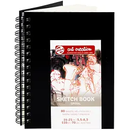 Блокнот на спирали Royal Talens Art Creation 110г/м2 80л - миниатюра 4
