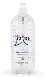 Гель-лубрикант Just Glide Waterbased 1000 мл прозорий - мініатюра 1