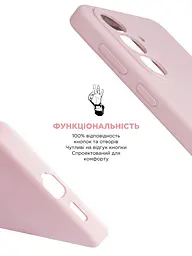 Силиконовый чехол с MagSafe для Samsung Galaxy S26 5G, ICON2 MagCase, розовый, противоударный, панель с мягкой подкладкой, защита всего корпуса, поддержка беспроводной зарядки, совместим с защитными стеклами и пленками, ArmorStandart (ARM88796) - мініатюра 4