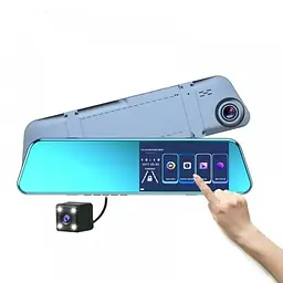 Дзеркало з відеореєстратором L1039 5" (2 камери) touch AHD - мініатюра 2