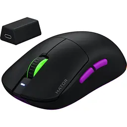 Мишка Hator Quasar 3 Ultra 8K Wireless Black (HTM770) - мініатюра 3