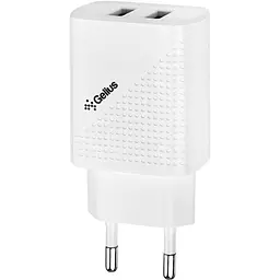 Мережевий зарядний пристрій Gelius Pro Vogue GP-HC011 2USB 2.4 A White - мініатюра 6