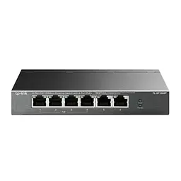 Комутатор TL-SF1006P, Black, 6-портовий, 10/100 Мбит/с TP-Link teh0028246