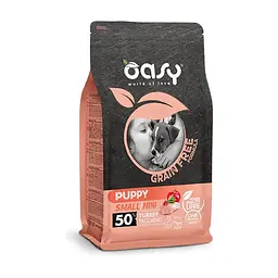 Сухий корм для собак Oasy Dog Grain Free Puppy Small/Mini індичка з яблуком та журавлиною 2.5 кг (8053017347479)
